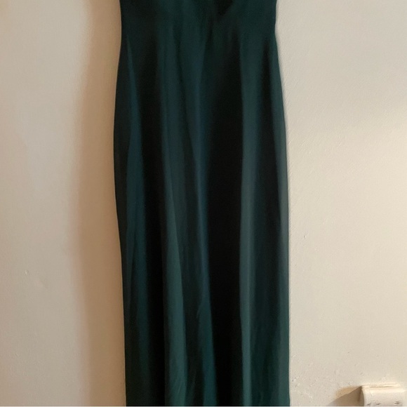 Birdy Grey Devin Convertible Dress in Chiffon Emerald evening gown formal dress - Picture 8 of 12